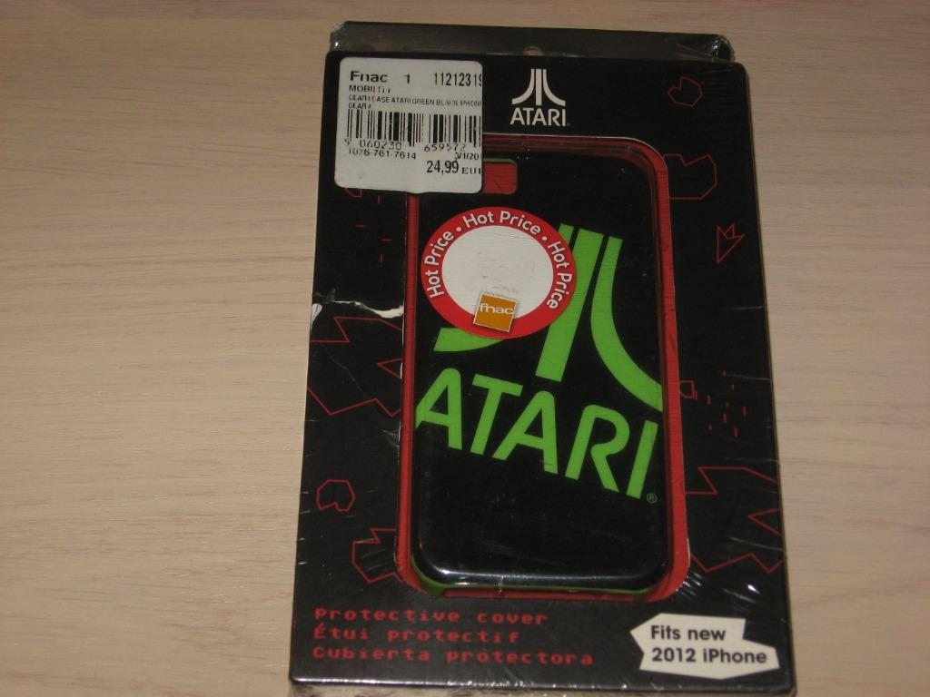 Étui rigide Gear4 ICAT507G Atari Logo pour iPhone SE 5 5S Ve, Enlèvement ou Envoi, Neuf, IPhone 5S, Façade ou Cover