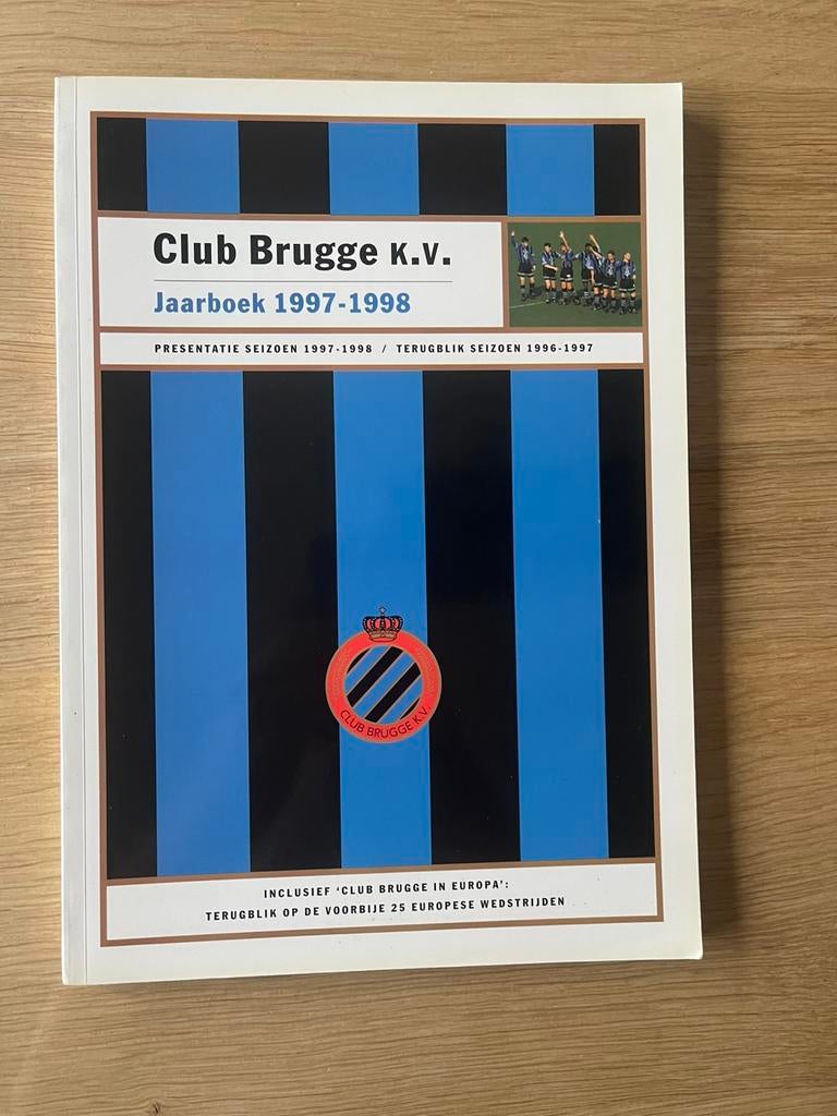 Jaarboek Club Brugge 1997-1998, Verzamelen, Ophalen, Zo goed als nieuw, Boek of Tijdschrift