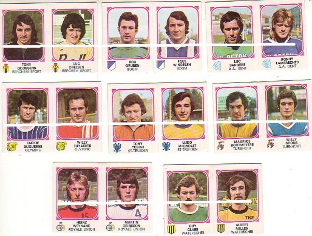Panini : Football 77/Équipes variées/8 autocollants, Collections, Envoi, Comme neuf, Affiche, Image ou Autocollant