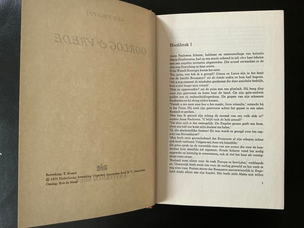 Leesboek: Leo Tolstoï, Oorlog en vrede, Enlèvement, Comme neuf