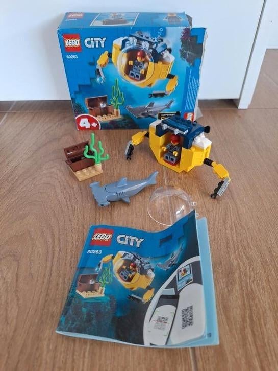 Lego City 60263 Oceaan mini-duikboot, Ophalen of Verzenden, Zo goed als nieuw, Lego