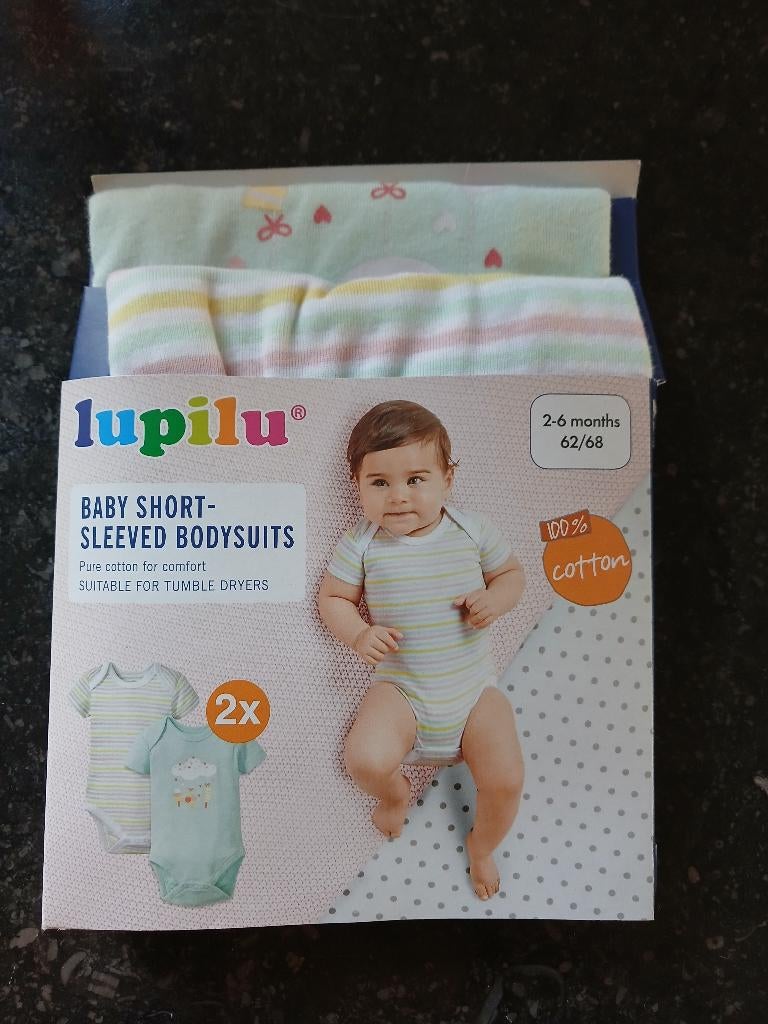 Baby short-sleeved body's, Neuf, Enlèvement ou Envoi, Autres types, Lupilu