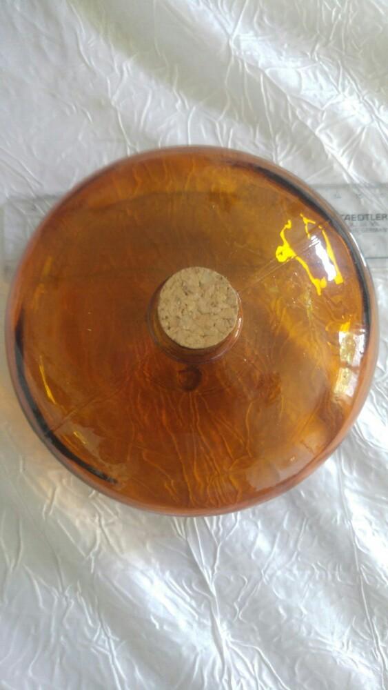 Vintage antique verre flacon bouteille decoration 15cm, Ophalen of Verzenden, Zo goed als nieuw, Glas