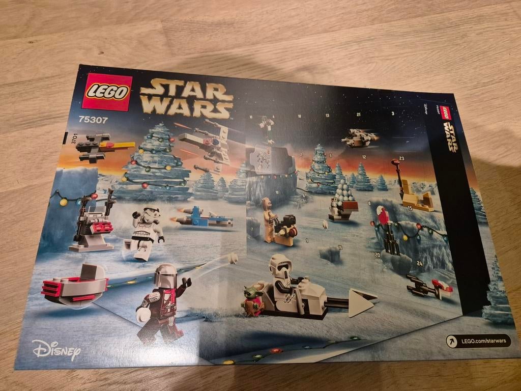 Lego nieuw adventskalender star wars 75307 ( uit 2021), Ophalen, Nieuw, Lego
