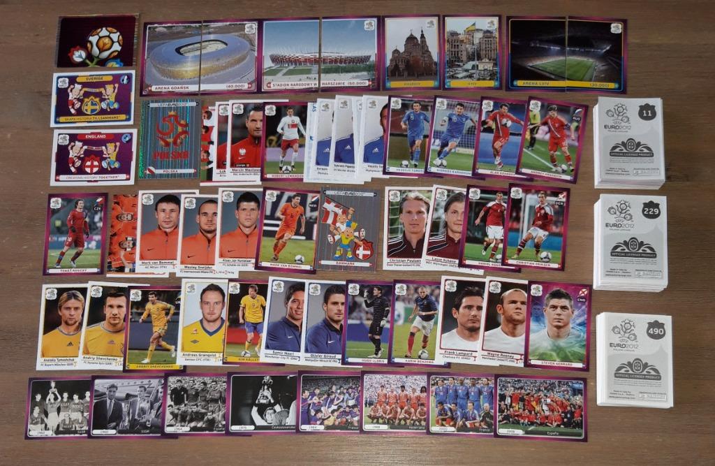 Panini EURO 2012 - 300 autocollants, Enlèvement ou Envoi, Neuf, Affiche, Image ou Autocollant