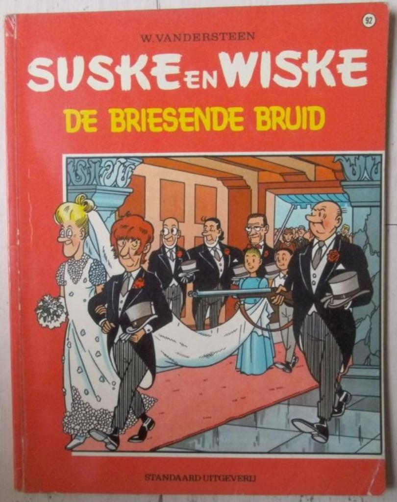 Suske en Wiske nr. 92 - De briesende bruid ( 1969 ), Boeken, Stripverhalen, Ophalen of Verzenden