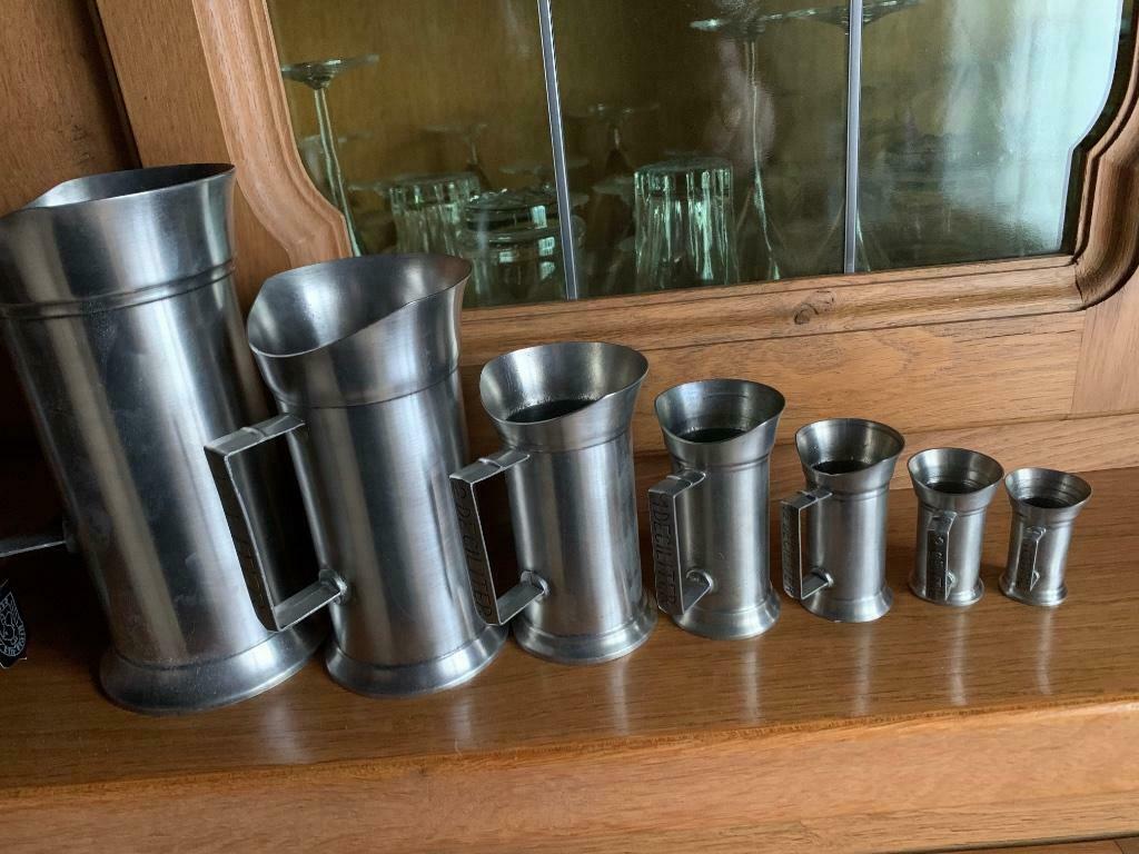 Tinnen kannen, Antiek en Kunst, Antiek | Tin, Ophalen
