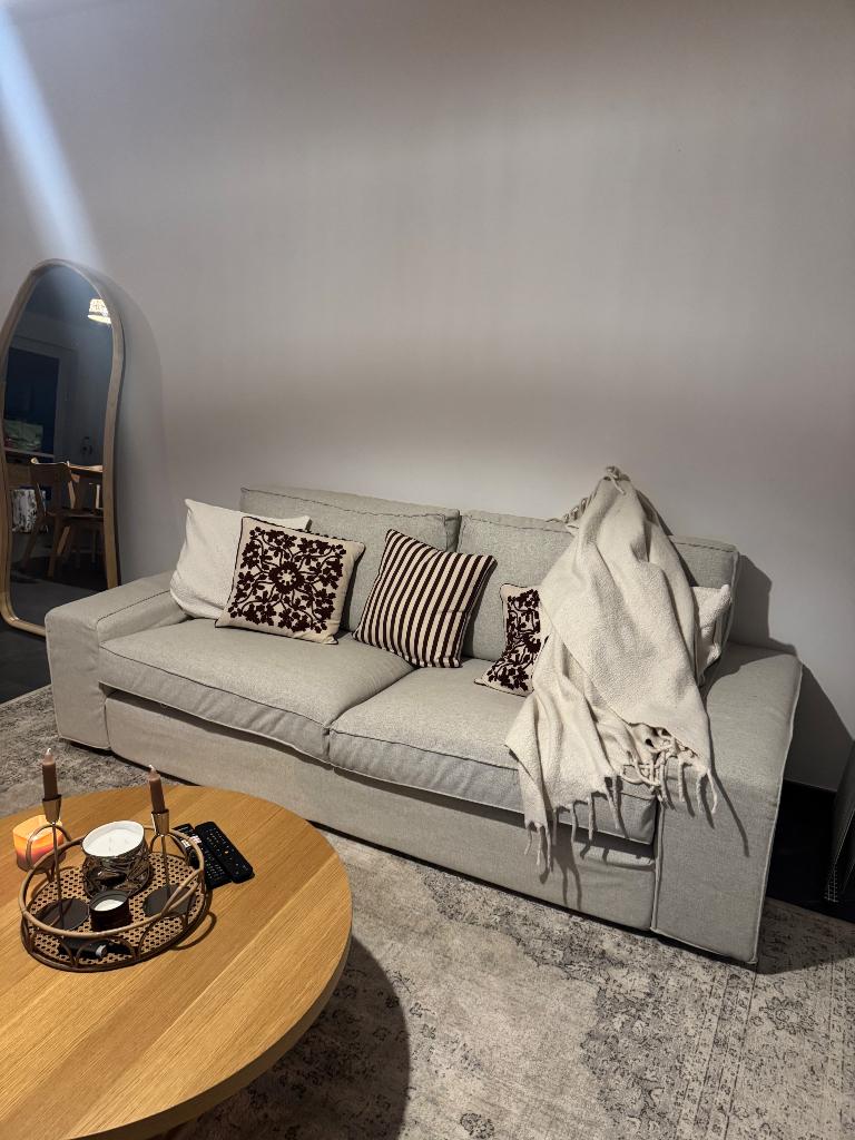 IKEA KIVIK 3-zitsbank, Huis en Inrichting, Ophalen, Driepersoons, 75 tot 100 cm, Zo goed als nieuw