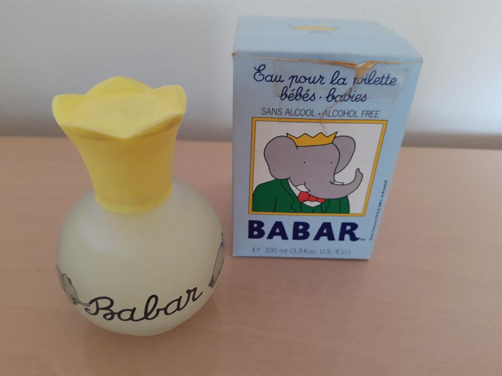 Babar : Vintage Parfum Shao Ko in doos (1989), Enlèvement ou Envoi, Utilisé, TV, Autres types