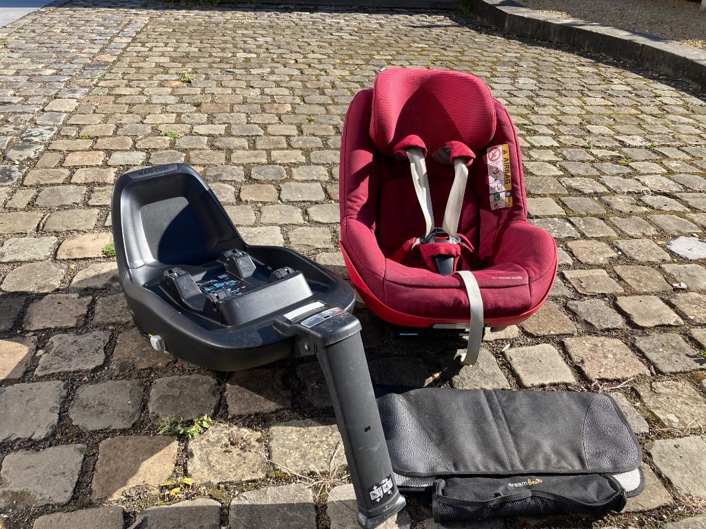 Maxi Cosi 2 way pearl en 2 way fix, Kinderen en Baby's, Autostoeltjes, Ophalen, Gebruikt, Zijbescherming, Isofix