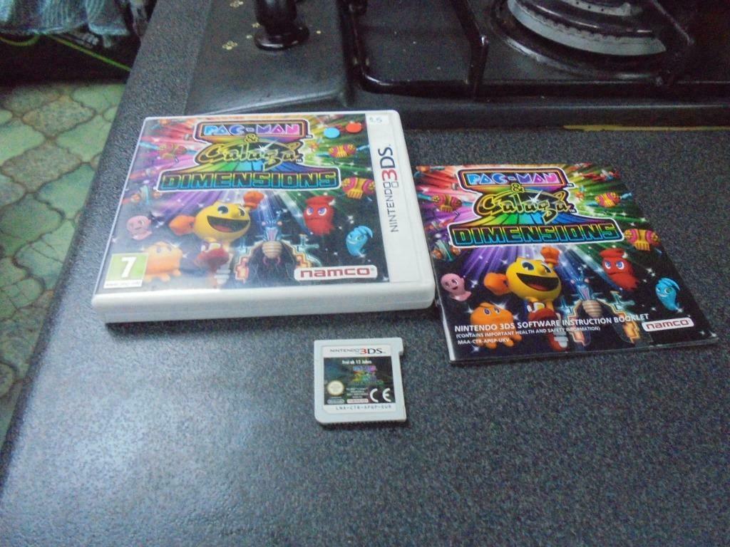 Nintendo 3DS Pac-Man & Galaga Dimensions (orig-compleet), Enlèvement ou Envoi, Utilisé, À partir de 7 ans