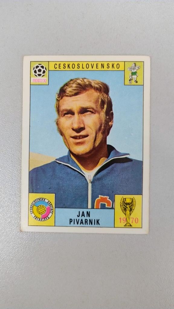 Panini Mexico 70: Ceskoslovensko - Jan Pivarnik., Ophalen of Verzenden, Zo goed als nieuw