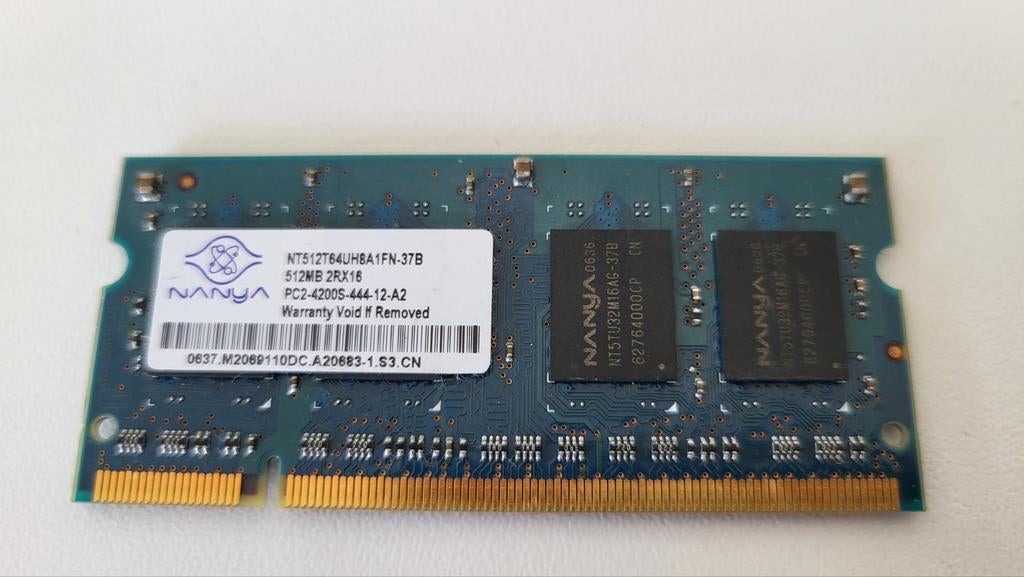512mb ram latje ddr2 533mhz, Ophalen of Verzenden, Gebruikt, DDR2