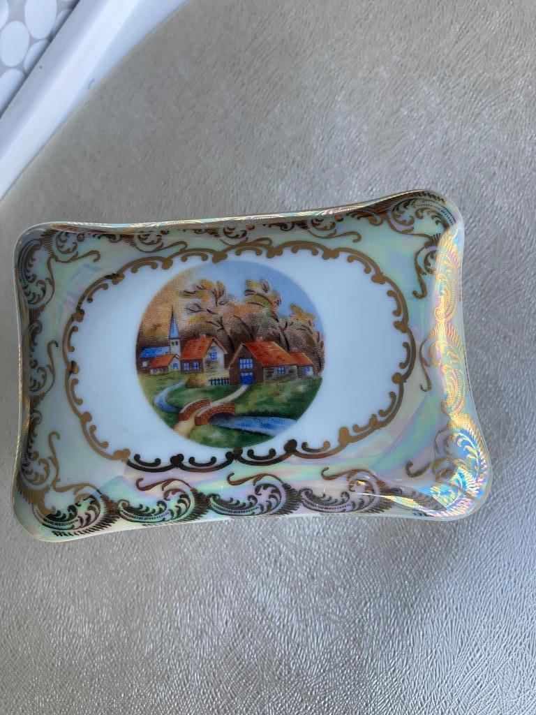 Zeldzaam Porseleinen  Limoges  juwelenkistje, Antiek en Kunst, Antiek | Porselein, Ophalen of Verzenden