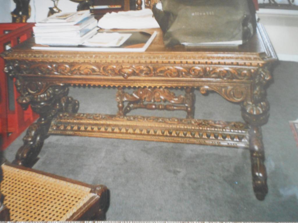antieke notaristafel renaissance, Ophalen