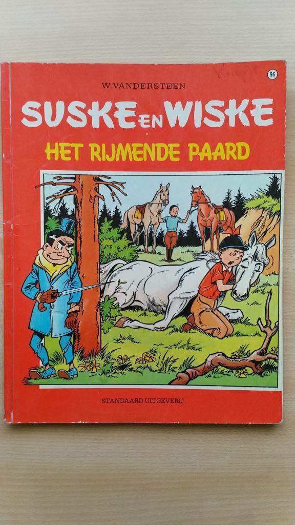 Suske en Wiske 96 - Het Rijmende Paard (1969), Eén stripboek, Ophalen of Verzenden, Gelezen
