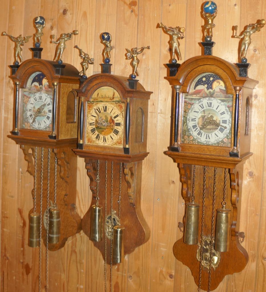 Horloges suspendues diverses - Friesestaart - Cloches frison, Enlèvement