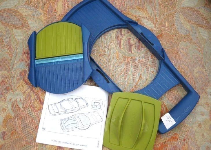 Tupperware: om in plakjes te snijden, in plakjes gesneden, Huis en Inrichting, Ophalen of Verzenden, Nieuw, Groen