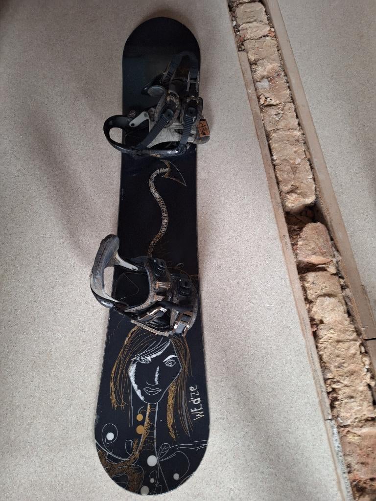 Wedze snowboard 152  + bindingen, Sport en Fitness, Ophalen, Gebruikt, Board