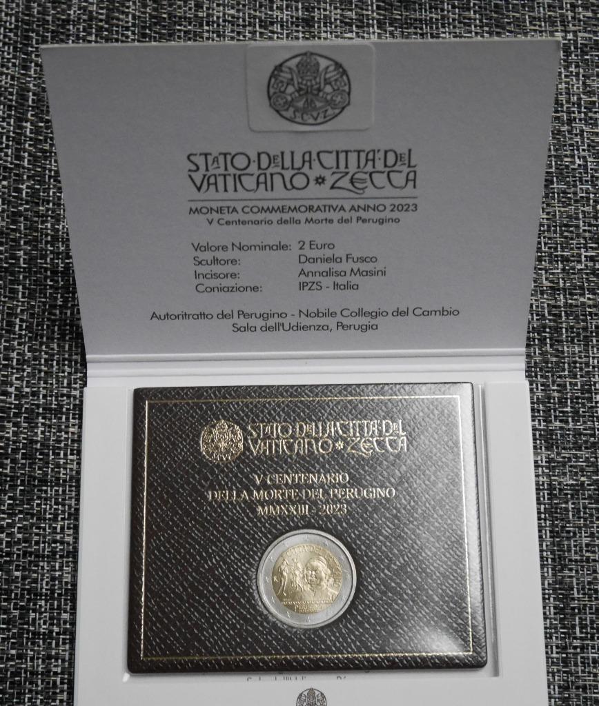 2 euros Vatican 2023 BU Pietro Pérugin, Enlèvement ou Envoi, Vatican, 2 euros, Série