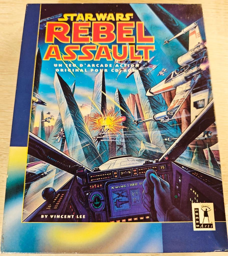 Jeu PC Star Wars Rebel Assault (1993) LucasArts ORIGINAL  CD, Consoles de jeu & Jeux vidéo, Jeux | PC, Enlèvement ou Envoi, 1 joueur