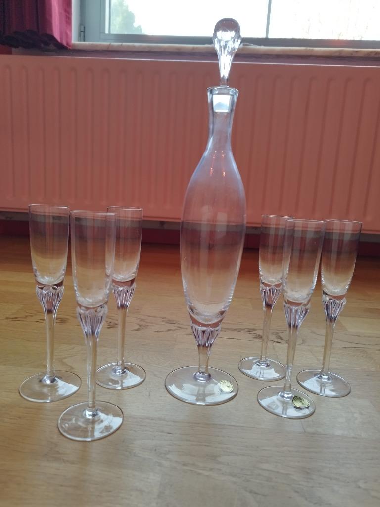 Likeurset Bohemia Czechoslovakia, Enlèvement, Comme neuf, Verre, Autres styles