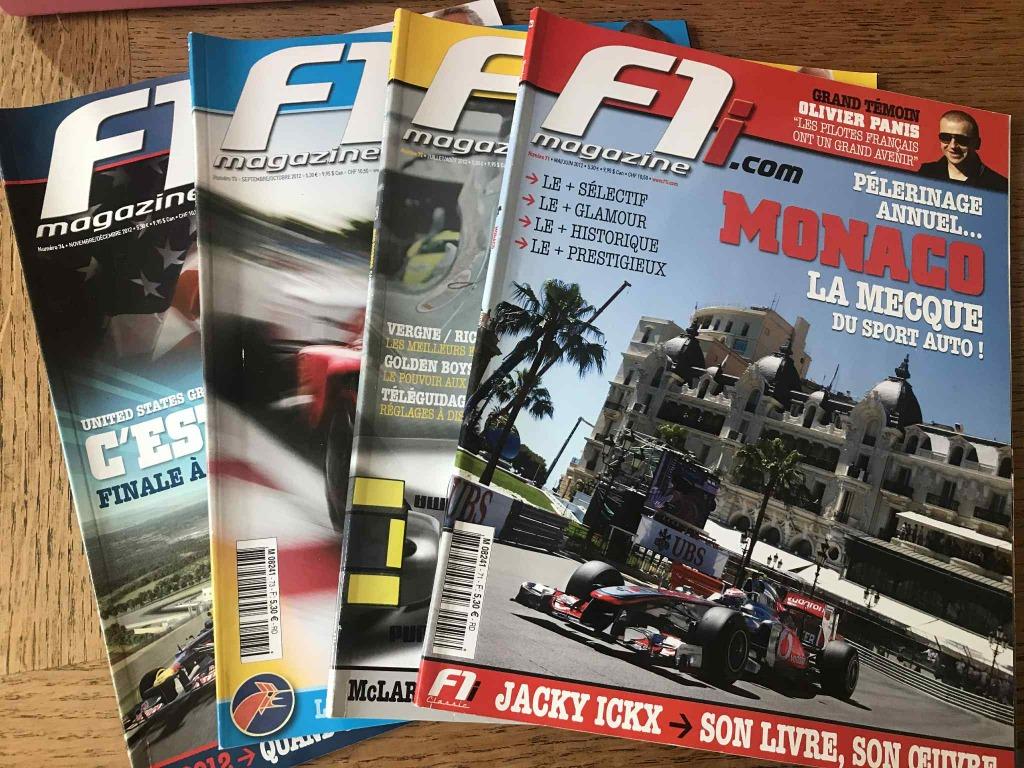 Lot de magazines Formula 1, Enlèvement ou Envoi, Comme neuf, Sports et Loisirs