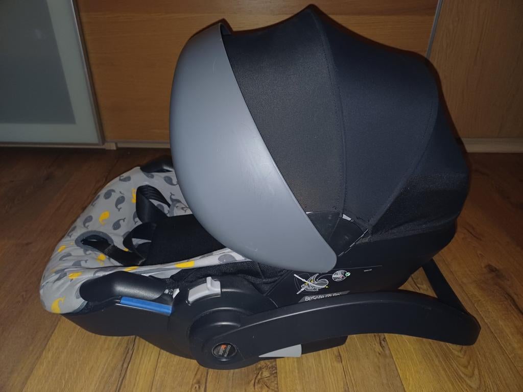 BeSafe iZi Go X1 Greentom autostoel met afneembare hoes Ukje, Autogordel, Zo goed als nieuw, 0 t/m 13 kg, Ophalen