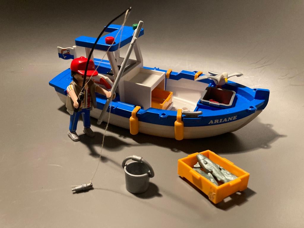 Playmobil 5131 - Bateau de pêche, Enfants & Bébés, Jouets | Playmobil, Enlèvement, Utilisé, Ensemble complet