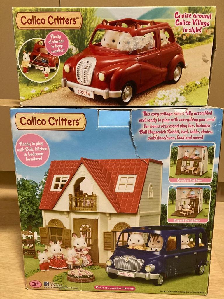 Calico Critters - Huizen, wagens, popjes, accessoires, Kinderen en Baby's, Speelgoed | Actiefiguren, Zo goed als nieuw, Ophalen