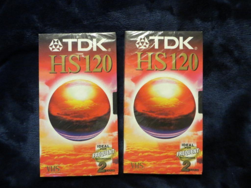 2x VHS videocassette - nieuw - TDK - 120 minuten, Alle leeftijden, Ophalen of Verzenden, Nieuw in verpakking, Overige genres