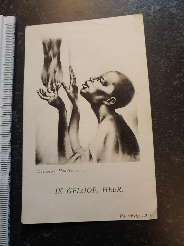 Bp missionaris Scheut 1948-heilige priesterwijding +dankmis, Verzamelen, Ophalen of Verzenden