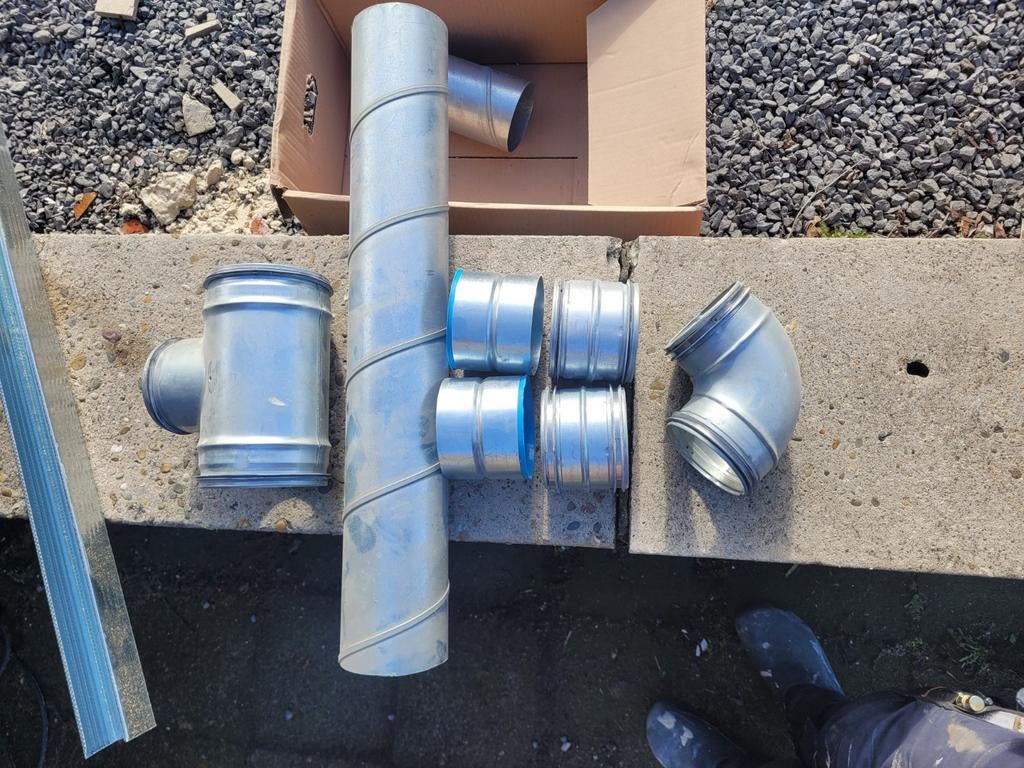 Ventilatie overschotten spiro, Ophalen