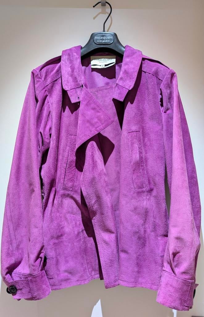 Veste femme Yves Saint Laurent en daim, Enlèvement ou Envoi, Porté