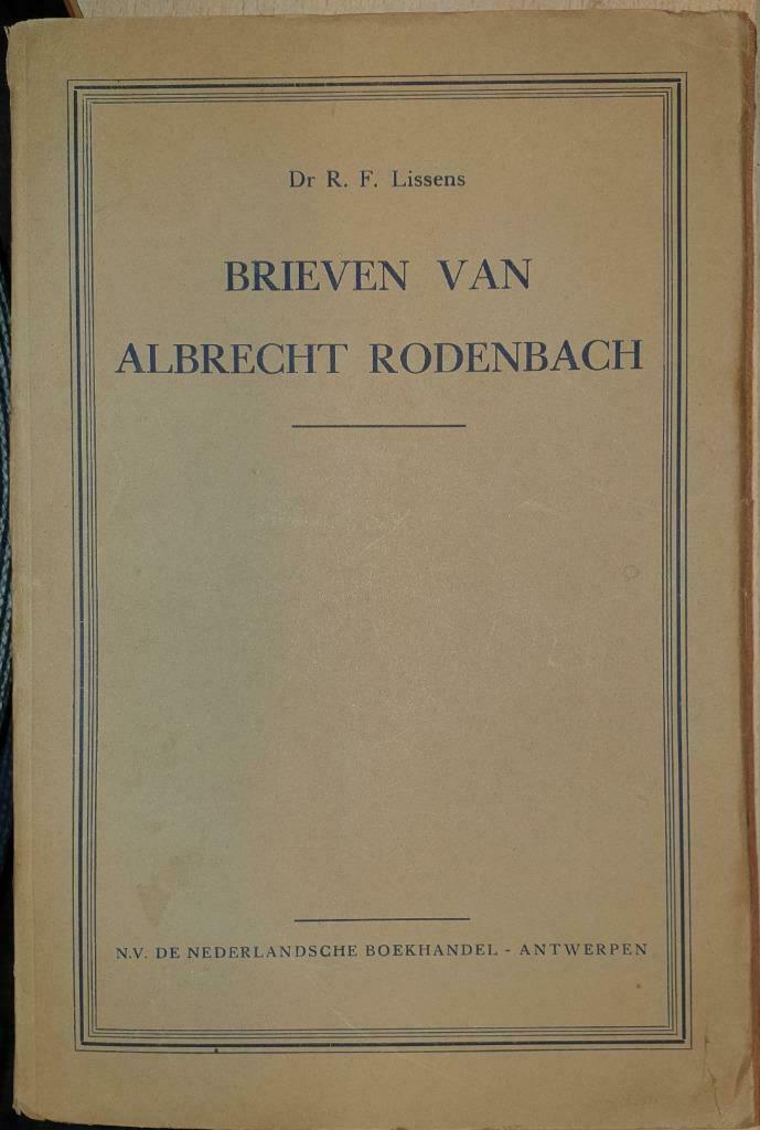 Brieven van Albrecht Rodenbach, Albrecht Rodenbach, Ophalen of Verzenden, 20e eeuw of later, Gelezen