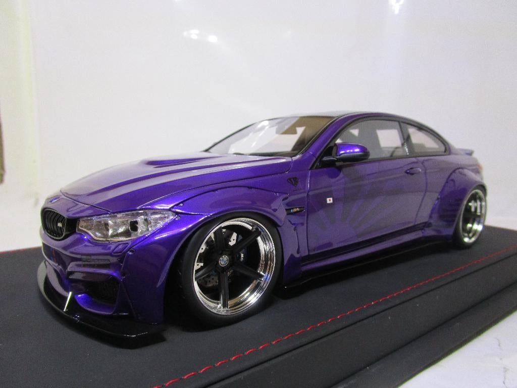 ab models 1:18 bmw m4 liberty walk, Ophalen of Verzenden, Zo goed als nieuw, Auto, Overige merken