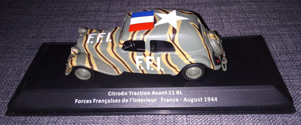 Citroën Traction Avant 11BL :Altaya  Seconde Guerre Mondiale, Autres marques, Enlèvement ou Envoi, Voiture, Utilisé