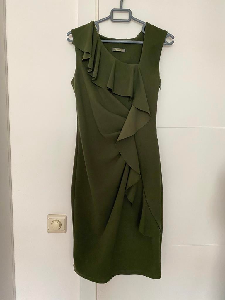 Super robe kaki, Overige kleuren, Ophalen of Verzenden, Zo goed als nieuw, Knielengte