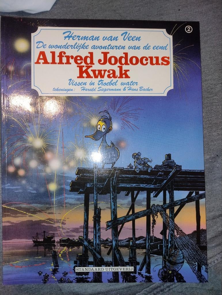 De wonderlijke avonturen van de eend Alfred Jodocus Kwak, Boeken, Herman van veen, Eén stripboek, Ophalen of Verzenden, Zo goed als nieuw