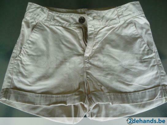 Beige short voor meisjes van het merk H, H&M, Kort, Beige, Ophalen of Verzenden