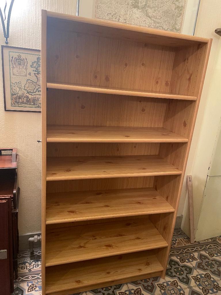 Houten boekenrek, Huis en Inrichting, Ophalen, Met plank(en), 50 tot 100 cm, Zo goed als nieuw