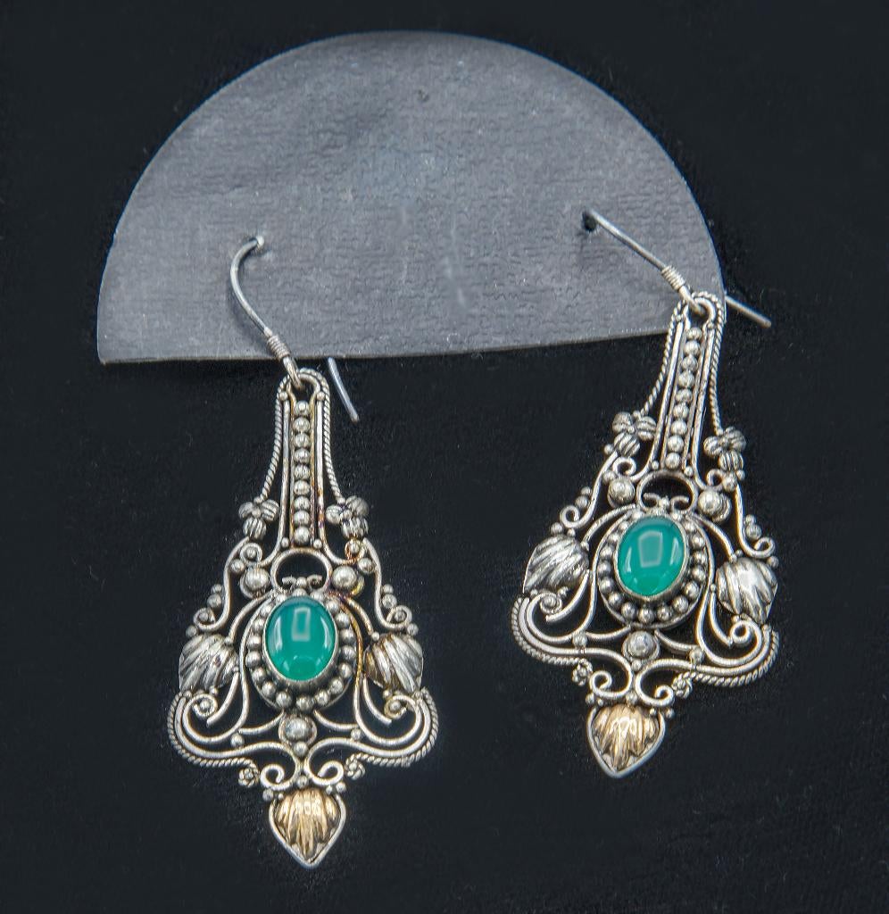 Superbes boucles d'oreilles en argent, faites main, Neuf, Enlèvement ou Envoi, Argent, Argent