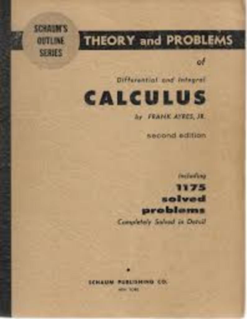 Theory/Problems of Differential&Integral Calculus|Frank Ayre, Boeken, Studieboeken en Cursussen, Ophalen of Verzenden, Gelezen