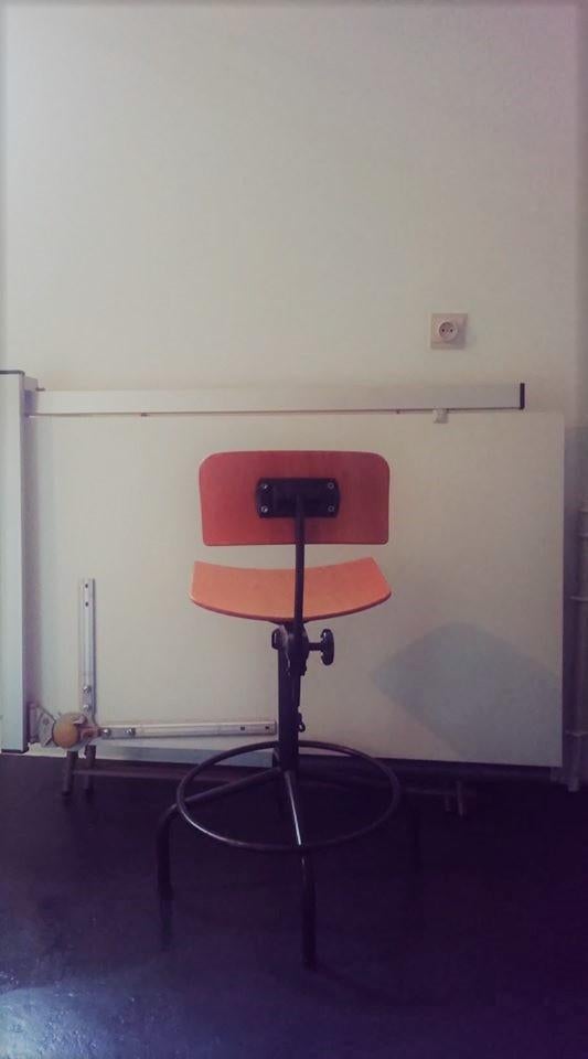 Vintage tekentafel merk Plex 140/80, Ophalen, Gebruikt, 130 tot 150 cm
