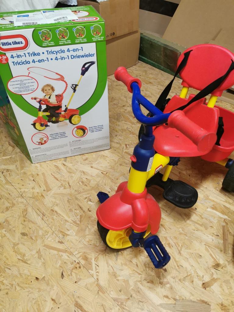 Peuterfiets, Ophalen, Zo goed als nieuw