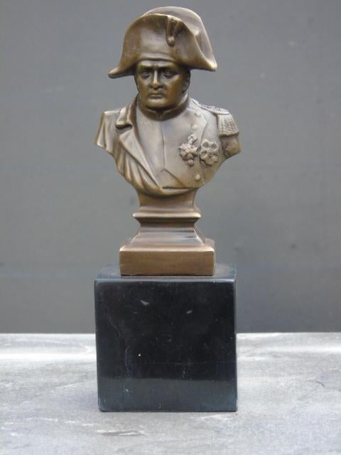 Napoleon-buste op bronzen gesigneerde basis, CANOVA, Ophalen of Verzenden, Brons