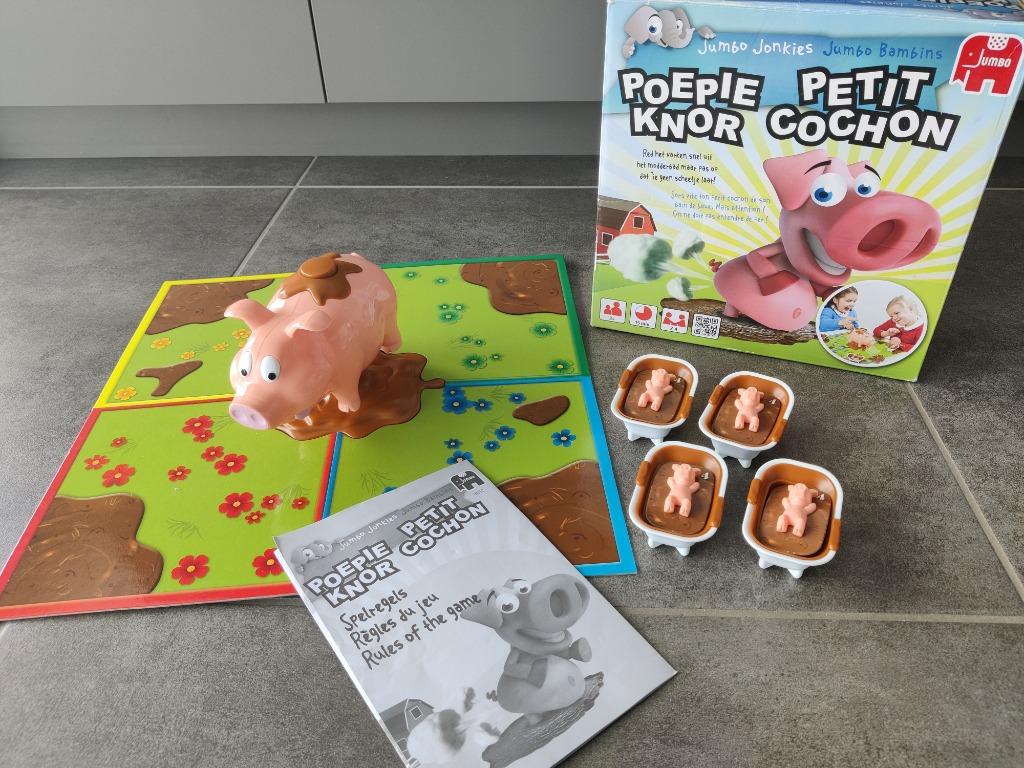 gezelschapspel poepie knor, Hobby en Vrije tijd, Een of twee spelers, Ophalen, Gebruikt, Jumbo