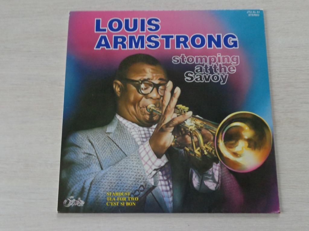 Louis Armstrong – Stomping At The Savoy, Ophalen of Verzenden, Zo goed als nieuw, 12 inch, Jazz
