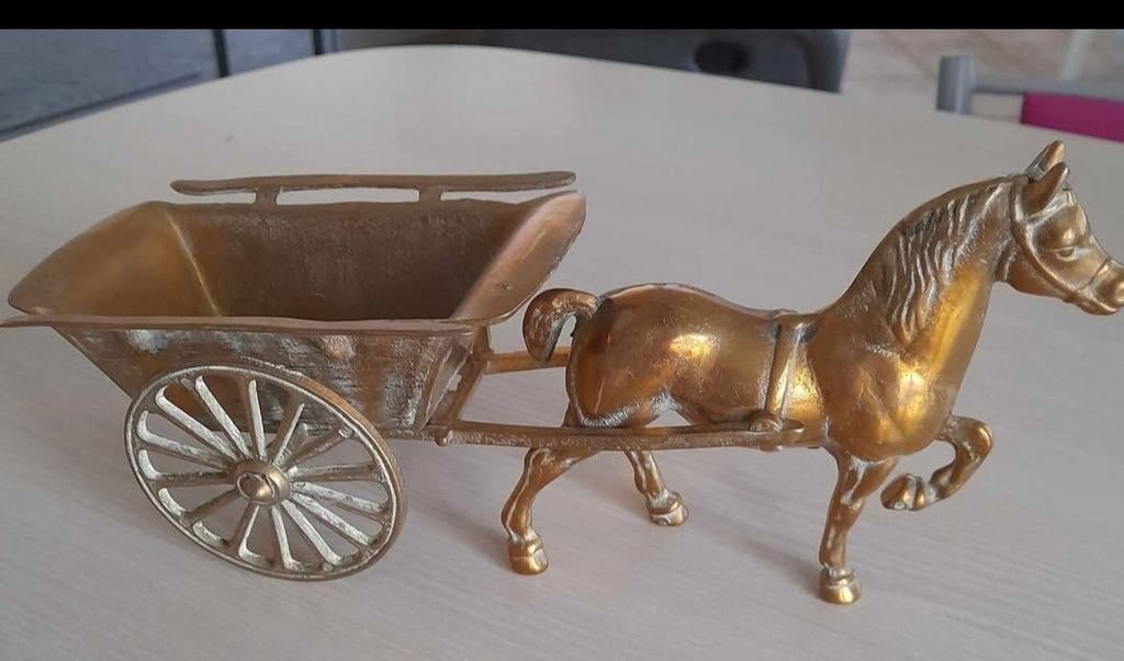Cheval avec charrette, Antiquités & Art, Enlèvement