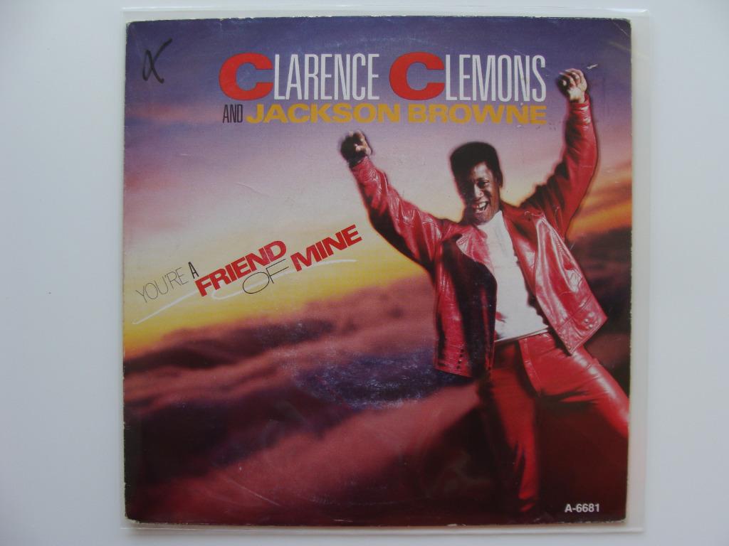 Clarence Clemons & Jackson Browne – You're A Friend Of Mine, Enlèvement ou Envoi, Rock et Metal